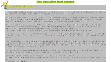 How to : Use emu oil to treat eczema 10 1681102498 maxresdefault
