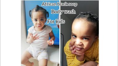 African black soap body wash for kids / kids herbal black soap / baby eczema and rashes / dry skin. 4 1682280555 maxresdefault