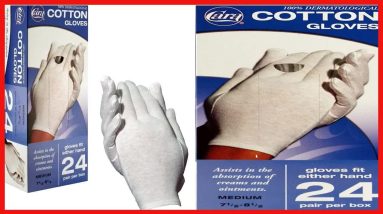 Cara Moisturizing Eczema 100% Premium Cotton Gloves, Medium, White, 24 Pair 20 1687626863 maxresdefault