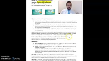 Dupixent (Dupilumab)- Atopic Dermatitis and Asthma- by Saro Arakelians, PharmD- Episode #21 8 1688357847 maxresdefault