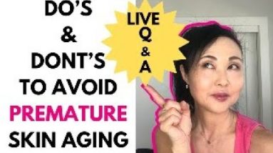 Do's and Dont's to AVOID Premature Skin AGING- LIVE Q AND A 6 1700455950 hqdefault